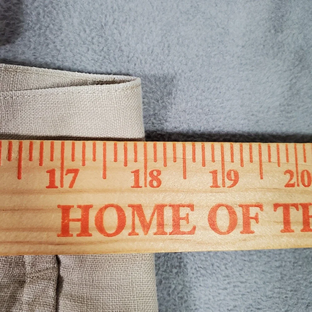 Jos. A. Bank Pants Mens 36x32 Beige Linen Flat Front Coastal Old Money Luxury